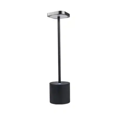 Lampe de table design noire Moderna