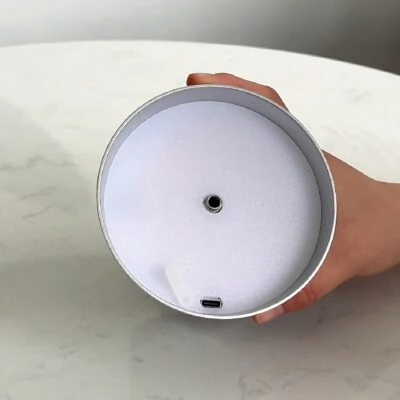 Lampe de table LED argent Gloria-1