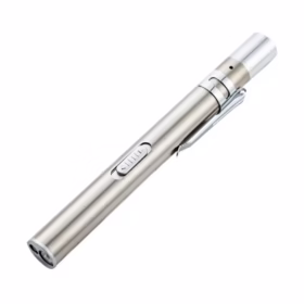 Lampe rechargeable stylo grise Pupil