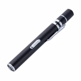 Lampe rechargeable stylo noire Pupil