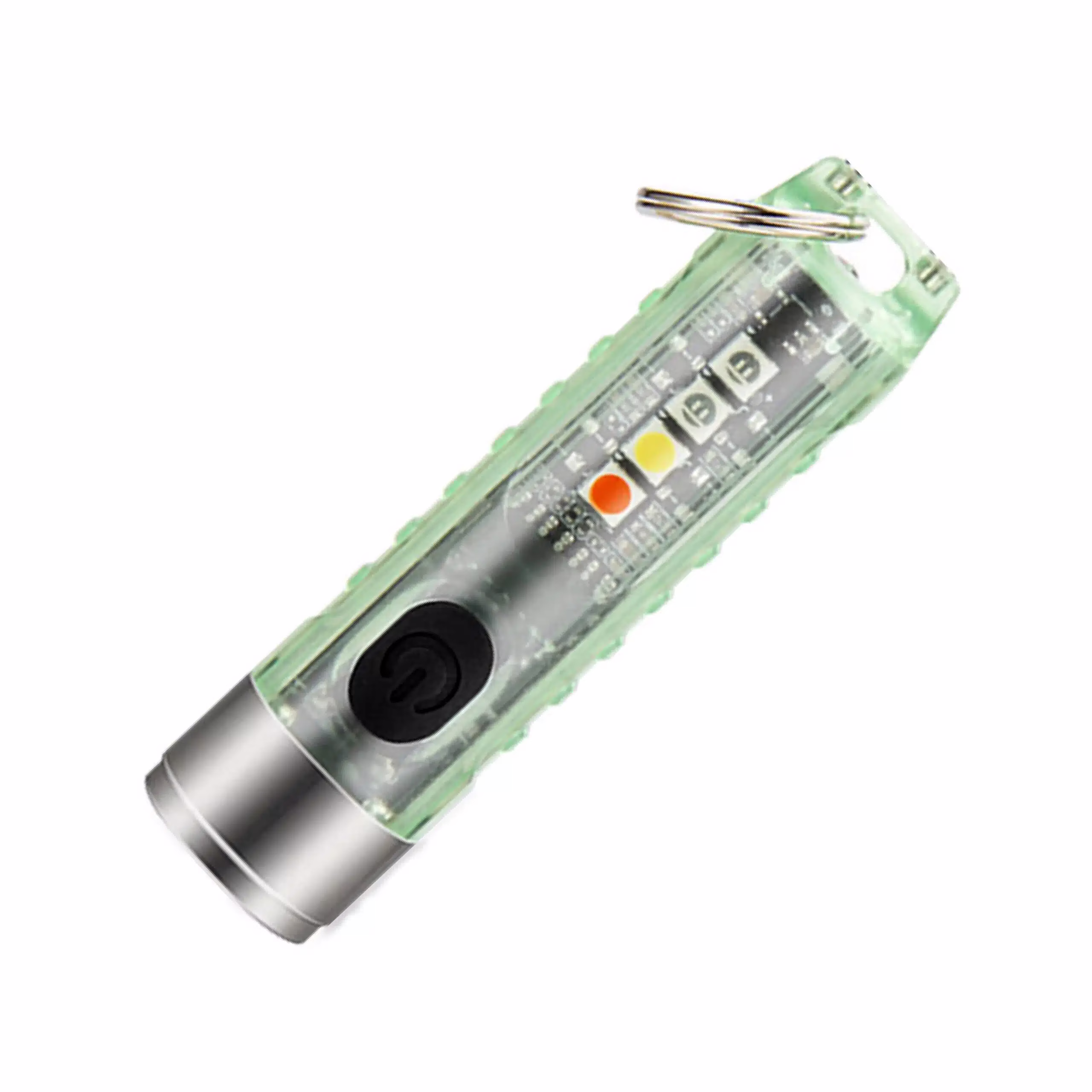 Lampe stylo mini rechargeable Keychain Lampe stylo rechargeable verte Keychain
