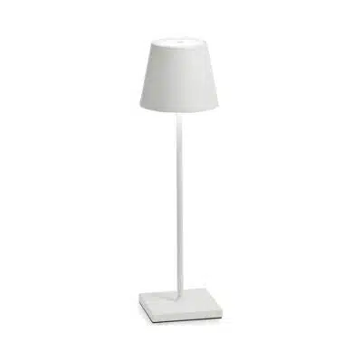 Veilleuse de table rechargeable blanche Gloria