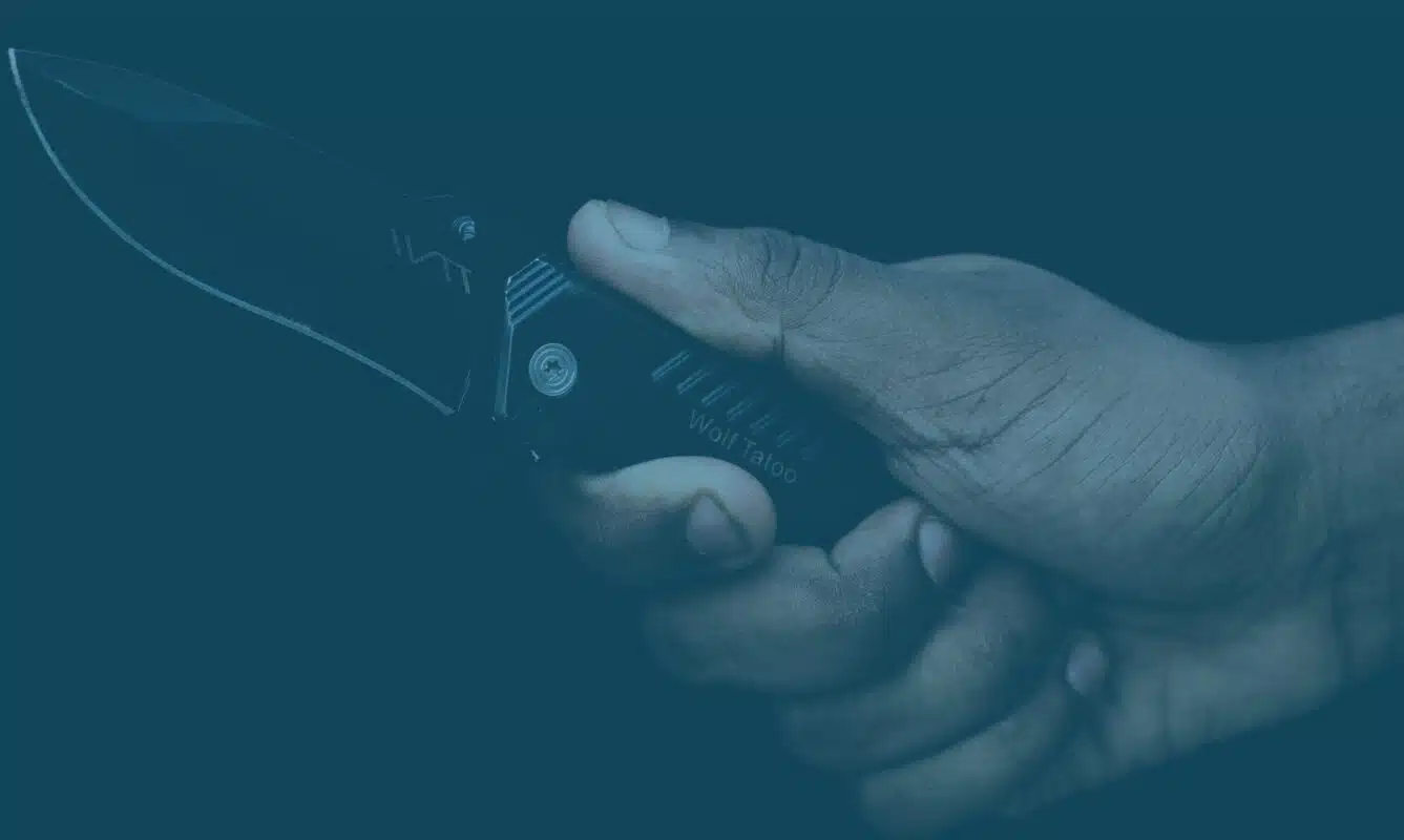 Agression au couteau