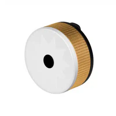 Mini lampe vélo rechargeable dorée Circle