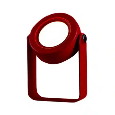 Lampe de chevet rétractable rouge Cordion