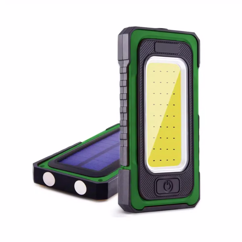 Baladeuse LED rechargeable solaire verte