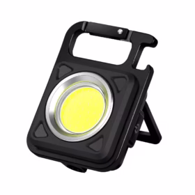 Mini projecteur LED rechargeable noire