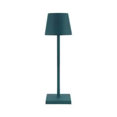 Lampe-a-poser-rechargeable-aluminium-bleue-Elegance