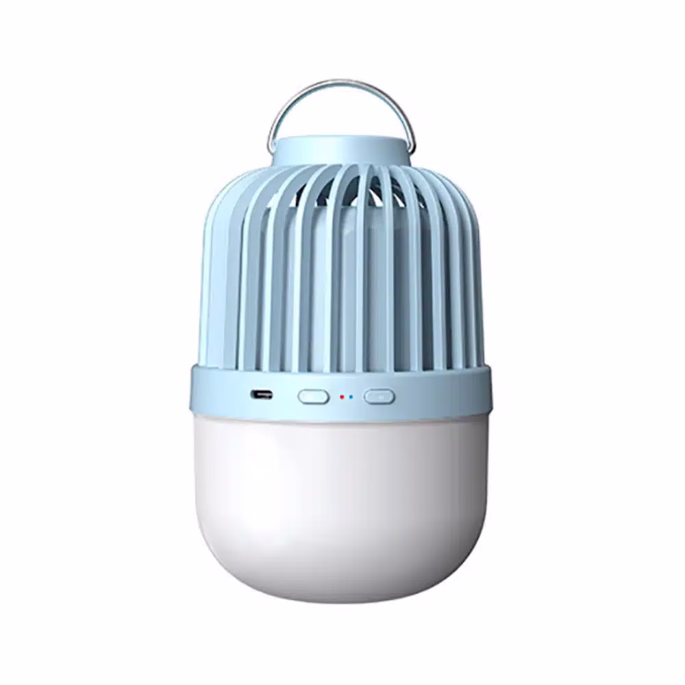 Lampe enceinte bluetooth camping bleue Lampe enceinte bluetooth camping bleue