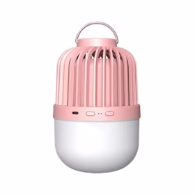 Lampe enceinte bluetooth camping rouge