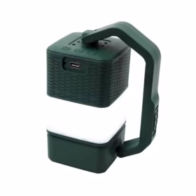 Lampe enceinte bluetooth pliable verte Blopy