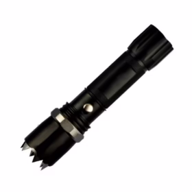 Lampe tactique rechargeable self-defense noire Hooked