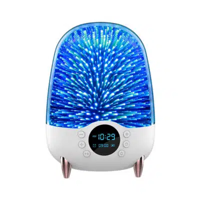 Veilleuse musicale rechargeable atmosphère blanche