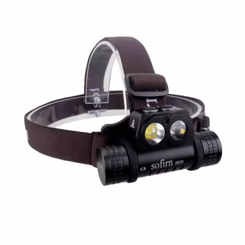 Lampe frontale LED rechargeable puissante Sofirn HS20