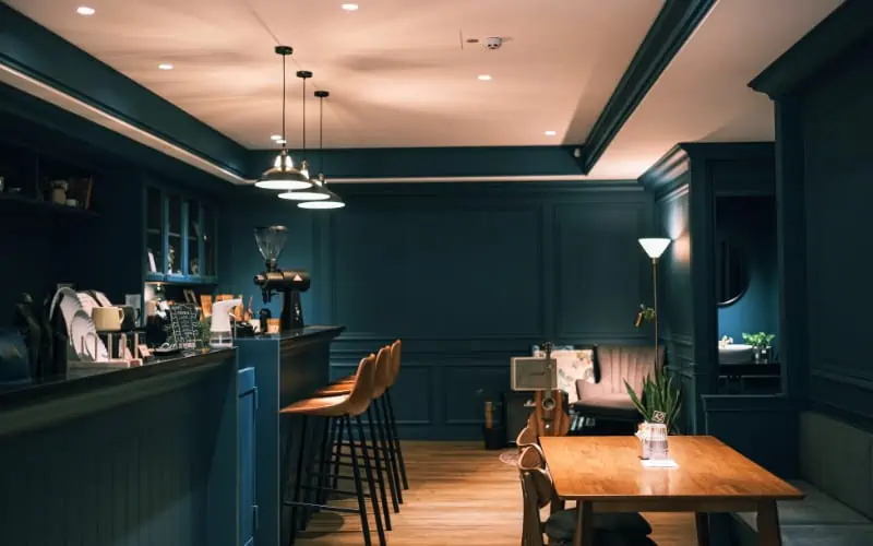 Lampe rechargeable design - Salle à manger lumineuse