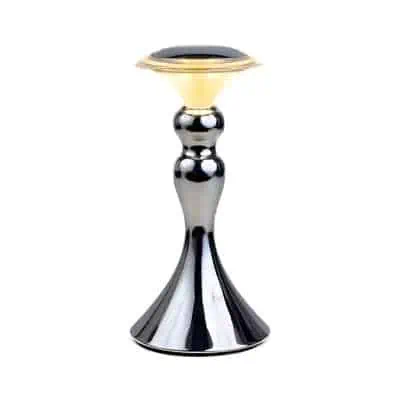 Lampe à poser rechargeable lampadaire Julia argent