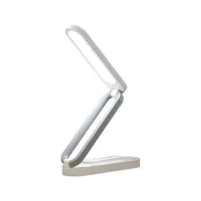 Lampe de bureau rechargeable pliable Stairy blanche