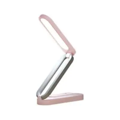 Lampe de bureau rechargeable pliable Stairy rose