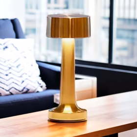 Lampe de table sans fil or Nora