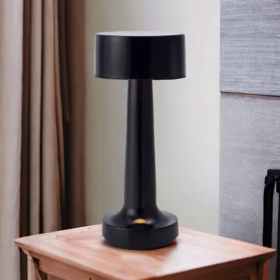 Lampe de table sans fil noire Nora