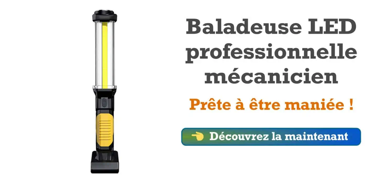 Baladeuse LED professionnelle mécanicien