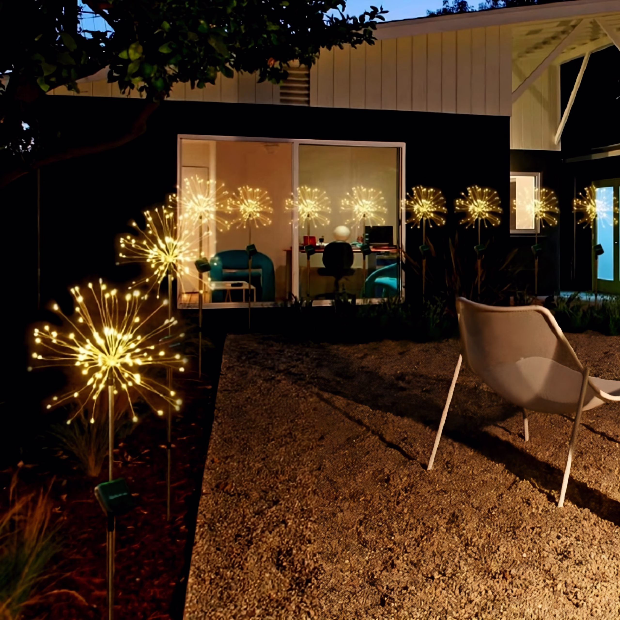 Lampe solaire à piquet dandelion Lampe solaire à piquet dandelion