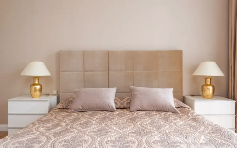 Lampe de chevet doré