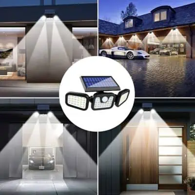 Lampe LED solaire murale Obra-5