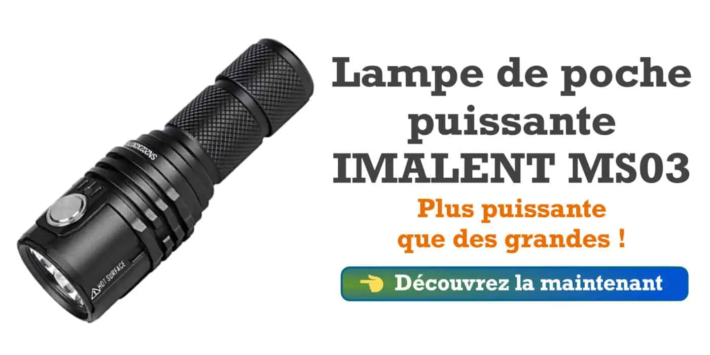 Lampe de poche puissante IMALENT MS03