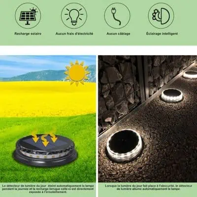 Lampe solaire exterieure sol Macu-6