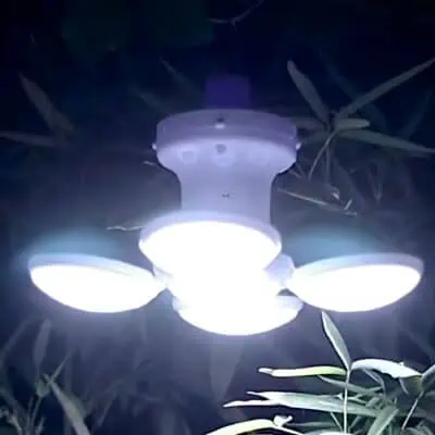 Plafonnier rechargeable solaire suspension Quebra-4