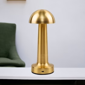 Lampe de table rechargeable sans fil or Calia