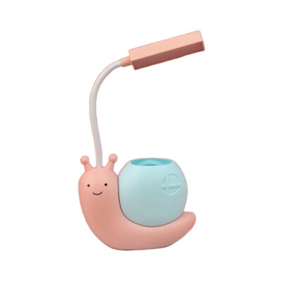 Lampe de bureau enfant rechargeable rose Carola