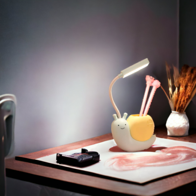 Lampe de bureau enfant rechargeable bleue Carola-1