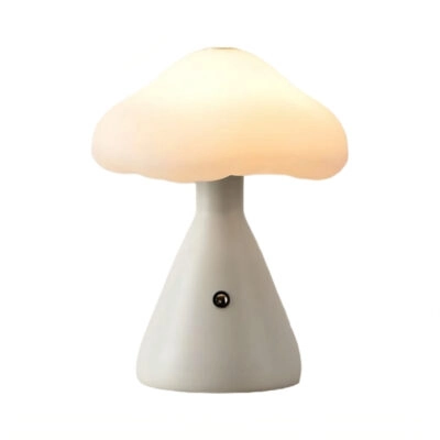 Lampe de chevet sans fil blanche Champi-cloud