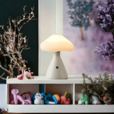 Lampe de chevet sans fil blanche Champi-cloud-5