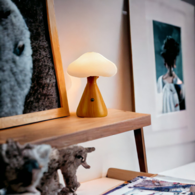 Lampe de chevet sans fil bois Champi-cloud-5