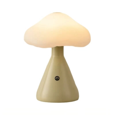 Lampe de chevet sans fil crème Champi-cloud