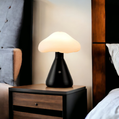 Lampe de chevet sans fil noire Champi-cloud-3