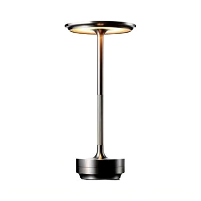 Lampe de table sans fil argentée Rena