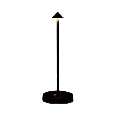 Lampe de table sans fil originale noire Rosia