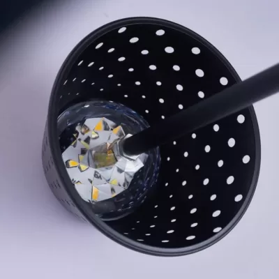 Lampe à poser sans fil rechargeable noire Tania-4