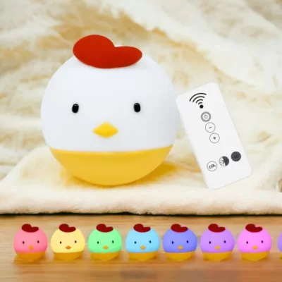 Veilleuse enfant poulet rechargeable Chiki-3