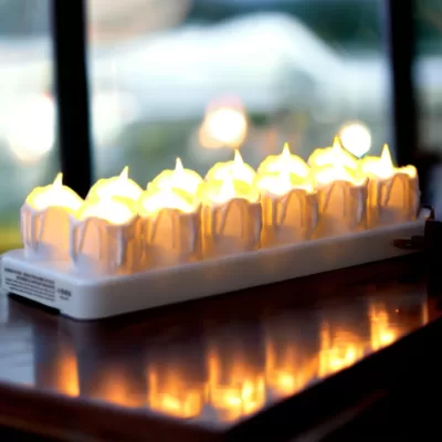 Bougie chauffe plat led-2