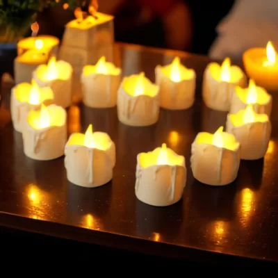 Bougie chauffe plat led-5