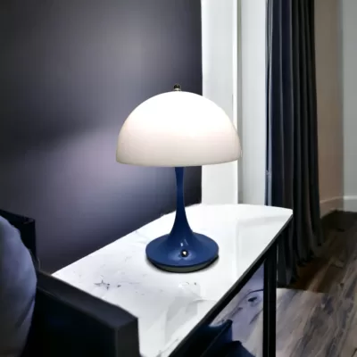 Lampe de table sans fil LED bleue Lina-3