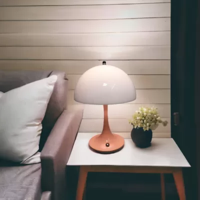 Lampe de table sans fil LED rose Lina-3