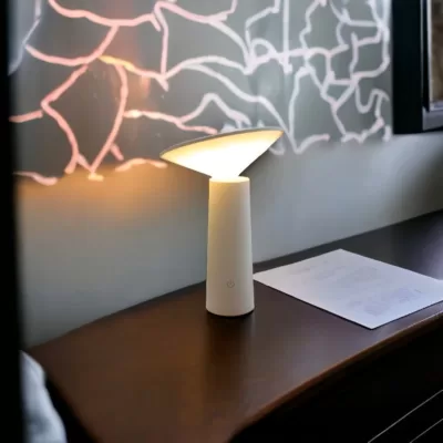 table sans fil incurvée Vedia blanche_3