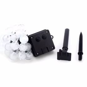 Guirlande solaire rechargeable crystal multicolore