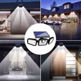 Lampe LED solaire murale Obra